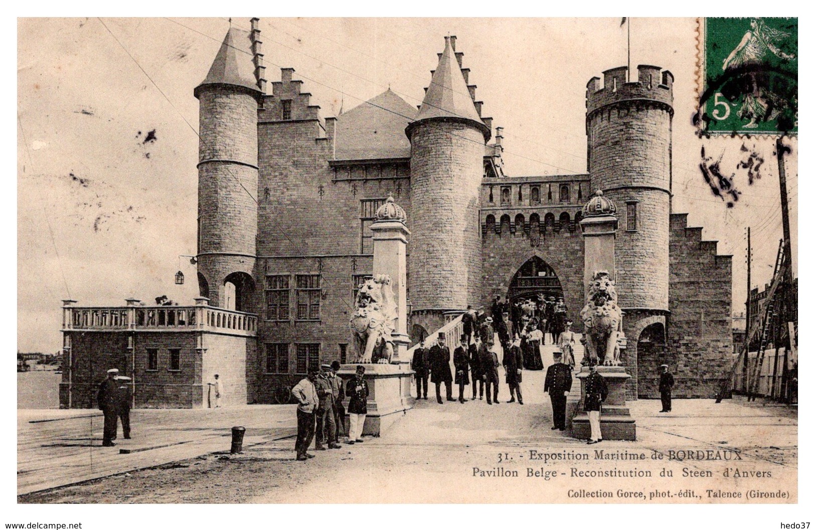 Bordeaux - Exposition Maritime - Pavillon Belge