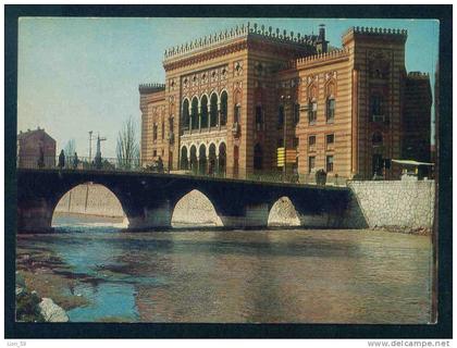 88008  / Sarajevo - BRIDGE river building - Bosnia Bosnie Bosnien Herzegovine Herzegowina Erzegovina Herzegovina PC