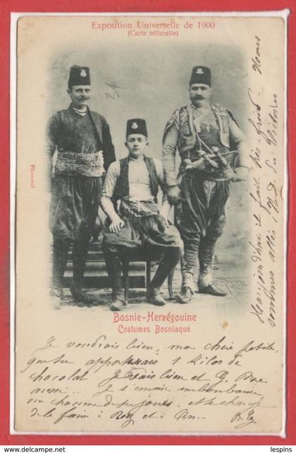 BOSNIE HERZEGOVINE - Costume Bosniaque