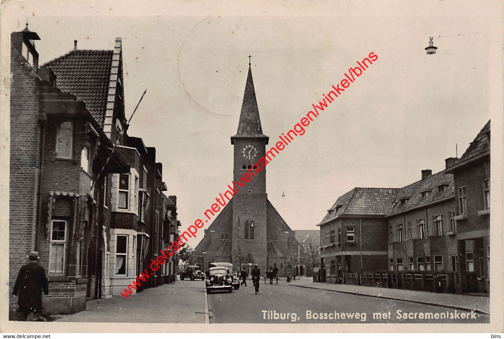 Bosscheweg met Sacramentskerk - Tilburg