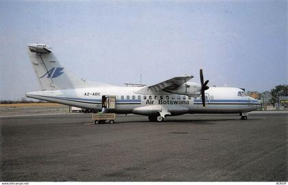 BOTSWANA AIR BOTSWANA / ATR 42-300 A2-ABC Jurgen Gleisberg Allershausen Avion plane Johannesburg (2 scans) N°33 \MP7111