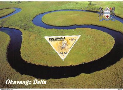 BOTSWANA OKAWANGO DELTA dos vierge non voyagé éditions MAMM2018(2 Scans) N° 8 \MP7111