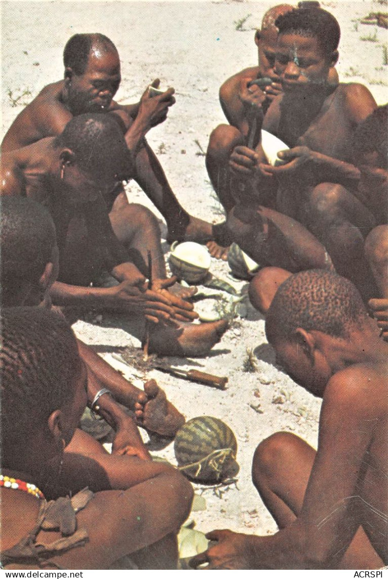 BOTSWANA c/ OLO bushmen Kutswe SAN Bochiman Kalahari Alec Campbell GAROBONE (2 scans) N°31 \MP7111