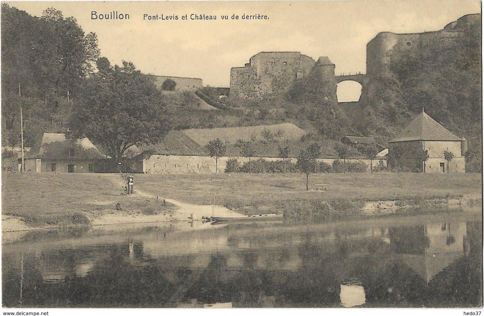 Bouillon - Pont-Levis et Château vu de derrière