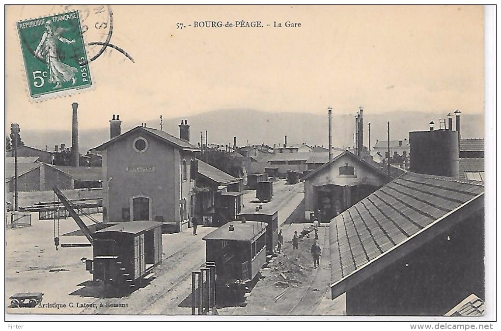 BOURG DE PEAGE - La Gare - Train