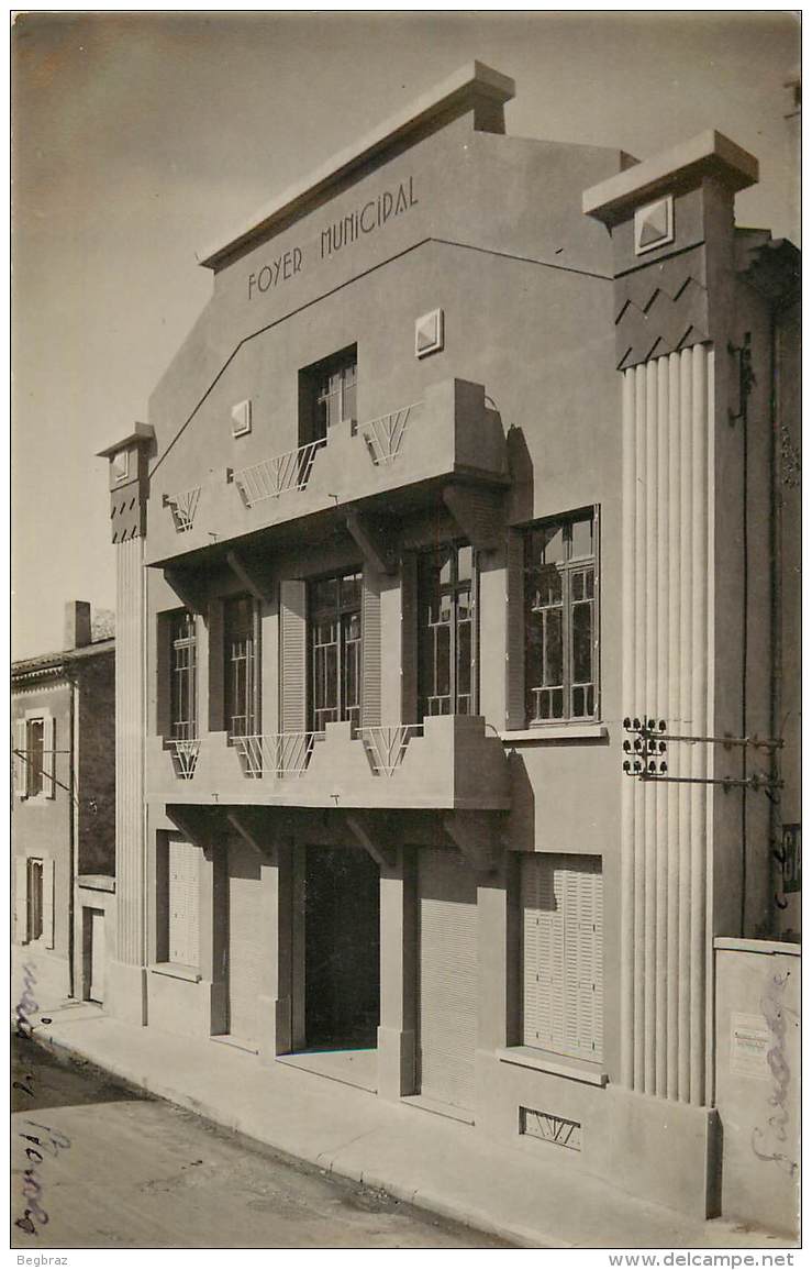 BOURG SAINT ANDEOL       CARTE PHOTO FOYER MUNICIPAL