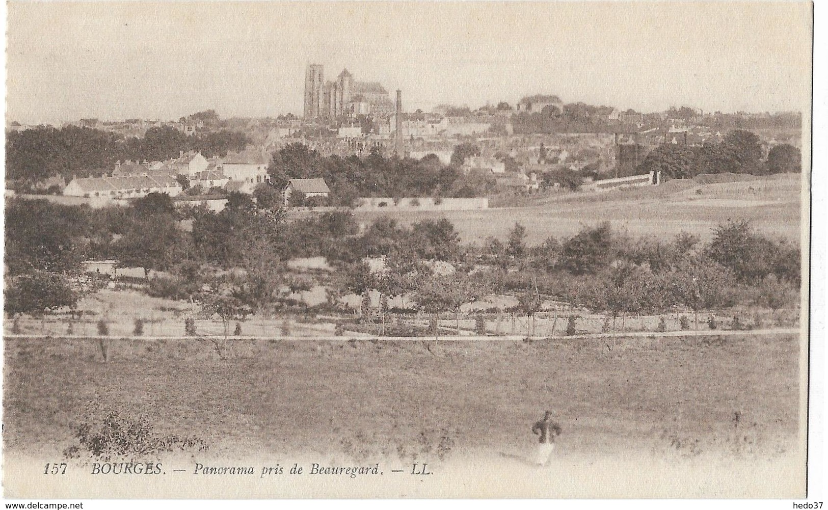 Bourges - Panorama pris de Beauregard