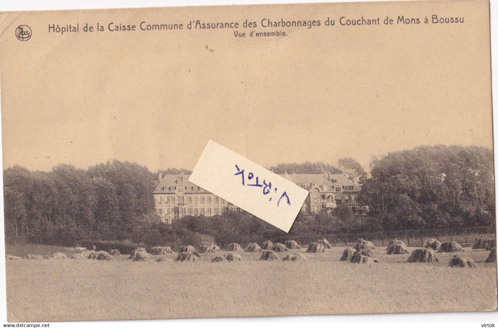 Boussu :  Hopital  charbonnage ............................  : (regarder le scan pour detail )