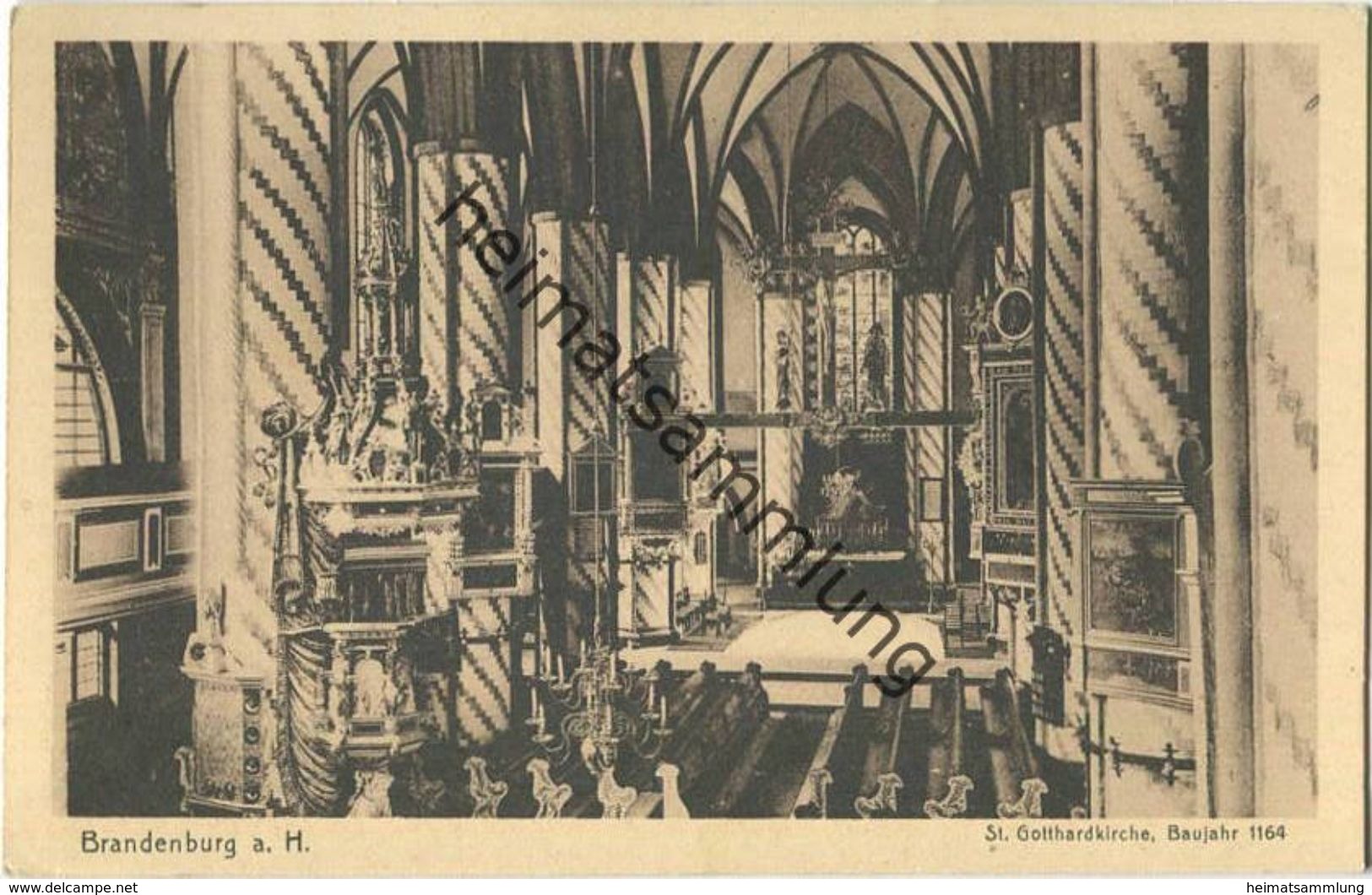 Brandenburg a. H. - St. Gotthardkirche 20er Jahre - Verlag Gustav Weiß Brandenburg