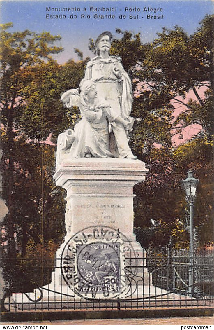 BRASIL Brazil - PORTO ALEGRE - Monumento a Garibaldi - Ed. Livraria Selbach 37