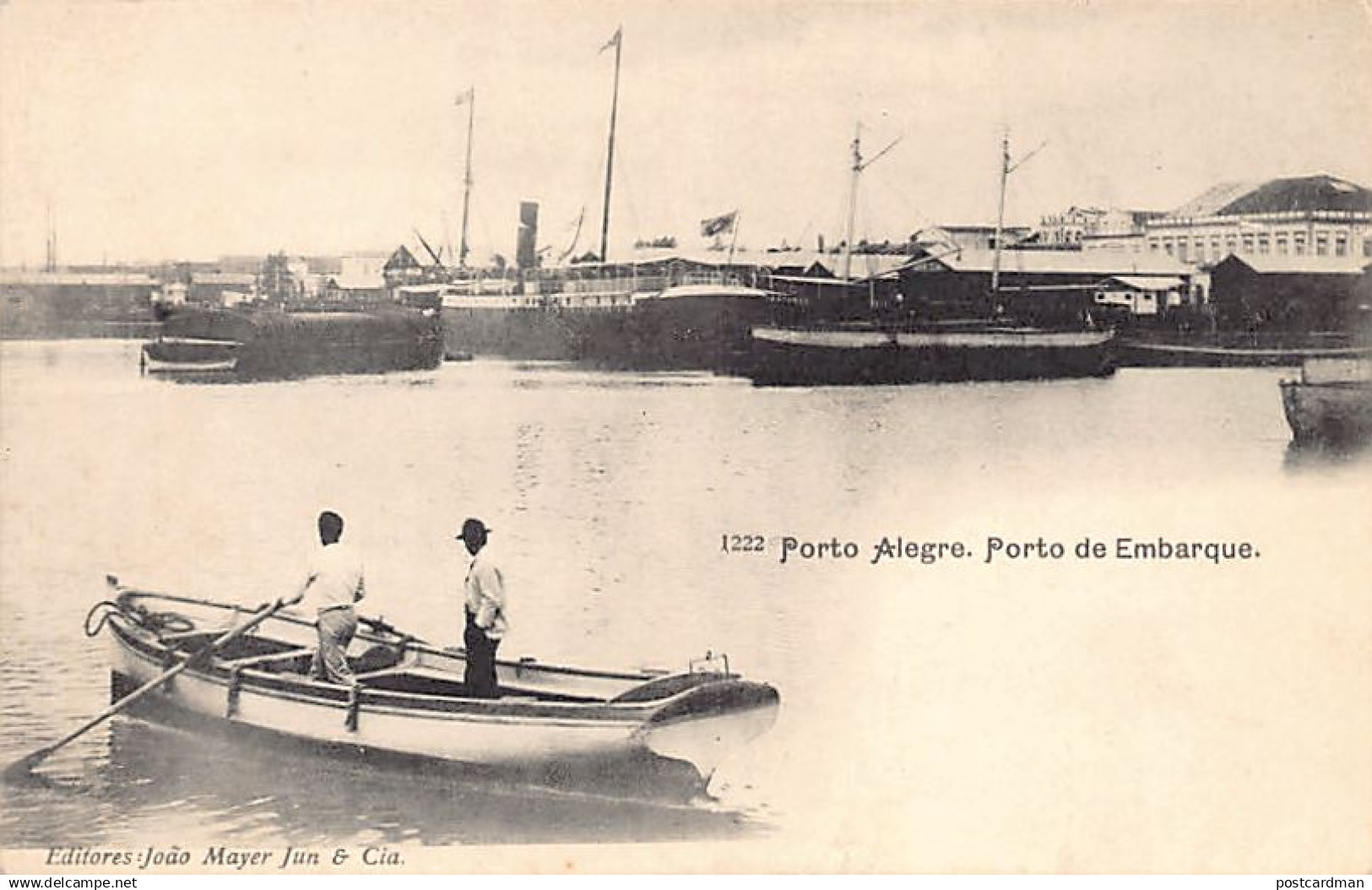 BRASIL Brazil - PORTO ALEGRE - Porto de embarque - Ed. João Mayer Jun & Cia 1222