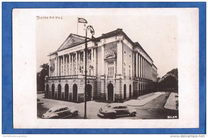 CPA photo - BELEM , Para - Teatro da Paz - Juillet 1955 - Brasil Brésil - automobile