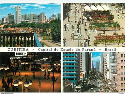 Brésil - Brasil - Curitiba - Capital do Estado do Parana - Multivues - CPM - Carte Neuve - Voir Scans Recto-Verso