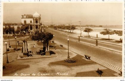 PC BRAZIL MACEIÓ AV. DUQUE DE CAXIAS REAL PHOTO POSTCARD (A61310)