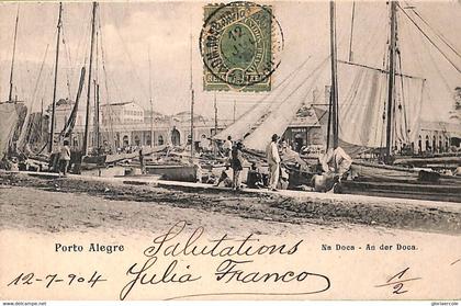 ac1547 - BRAZIL - VINTAGE POSTCARD  - Porto Alegre - 1904