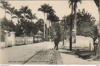 PC BRAZIL, RIO DE JANEIRO, TIJUCA BOA VISTA, VINTAGE POSTCARD (B36177)