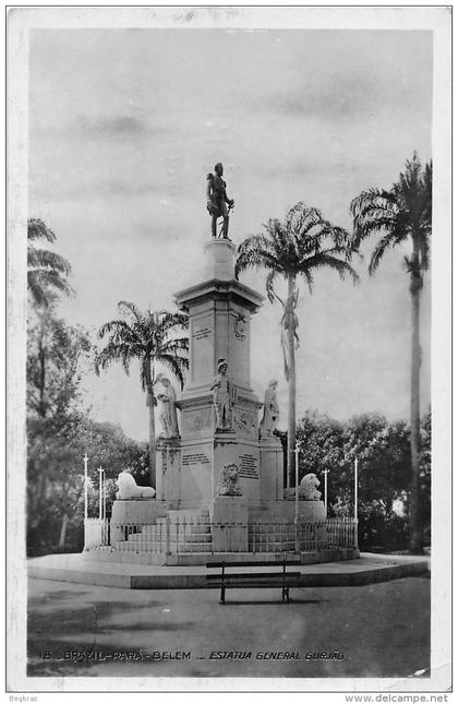 BELEM     ESTATUA GENERAL GURJAO   PUBLICITE