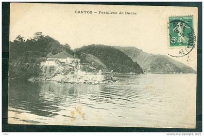 CPA SANTOS (Brésil) Fortaleza da Barra. - sz89