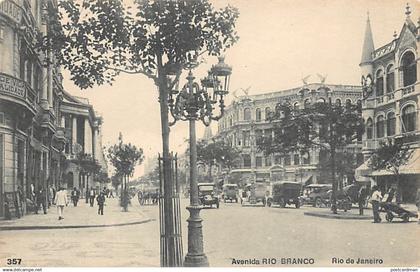 Brasil - RIO DE JANEIRO - Avenida Rio Branco - Ed. A. Ribeiro 357