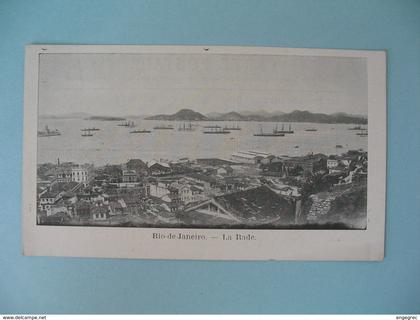 CPA  Rio-de-Janeiro - La Rade