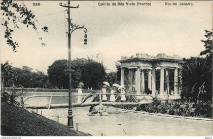 PC BRAZIL, RIO DE JANEIRO, QUINTA DA BOA VISTA, VINTAGE POSTCARD (B36255)