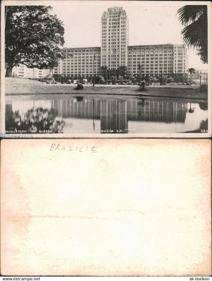 Postcard Rio de Janeiro Ministerio da Guerra/Kriegsministerium 1940