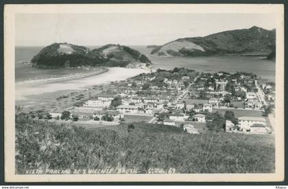 SÃO VICENTE vintage postcard São Paulo Brazil