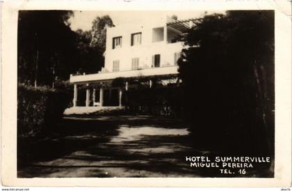 PC BRAZIL HOTEL SUMMERVILLE MIGUEL PEREIRA REAL PHOTO POSTCARD (a61301)