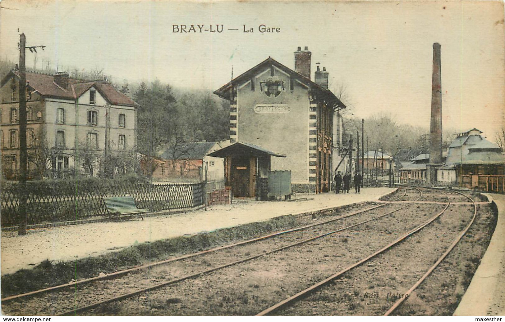 BRAY-LU  la gare