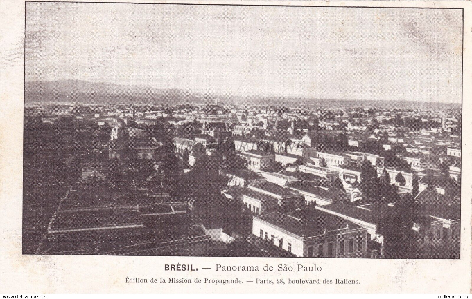 BRAZIL - Mission brésilienne - São Paulo - Panorama - Postcard