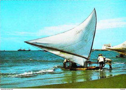 ►CPSM Fortaleza rafts of  Ceara  1960