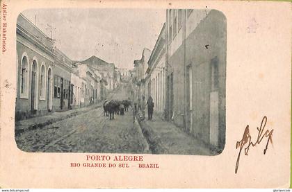 ac1550 - BRAZIL - VINTAGE POSTCARD  - Porto Alegre - 1902