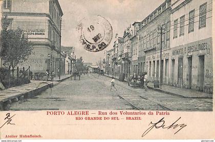 ac1552 - BRAZIL - VINTAGE POSTCARD  - Porto Alegre - 1902