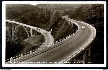 B3363 - São Paulo - Via Anchieta Trecho entre S. Paulo - Auto Bus - Brücke Viadukt