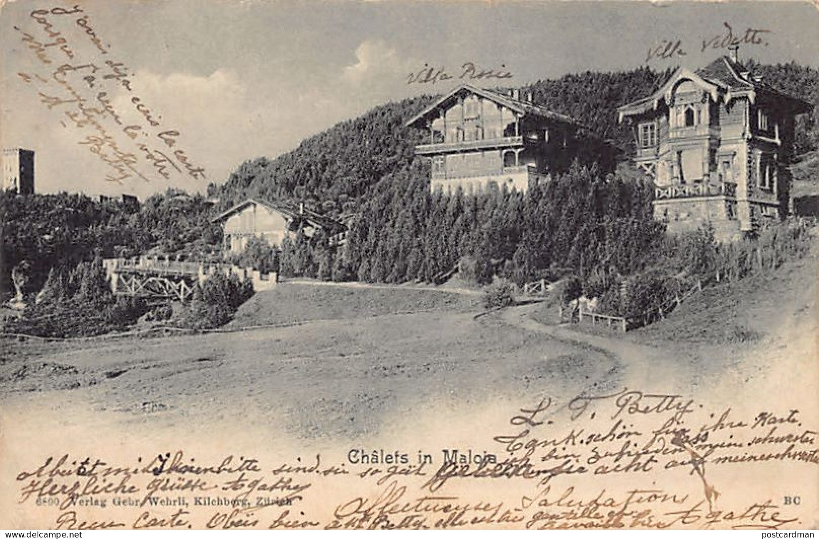 BREGAGLIA (GR) Châlets in Maloja - Verlag Wehrli 6800