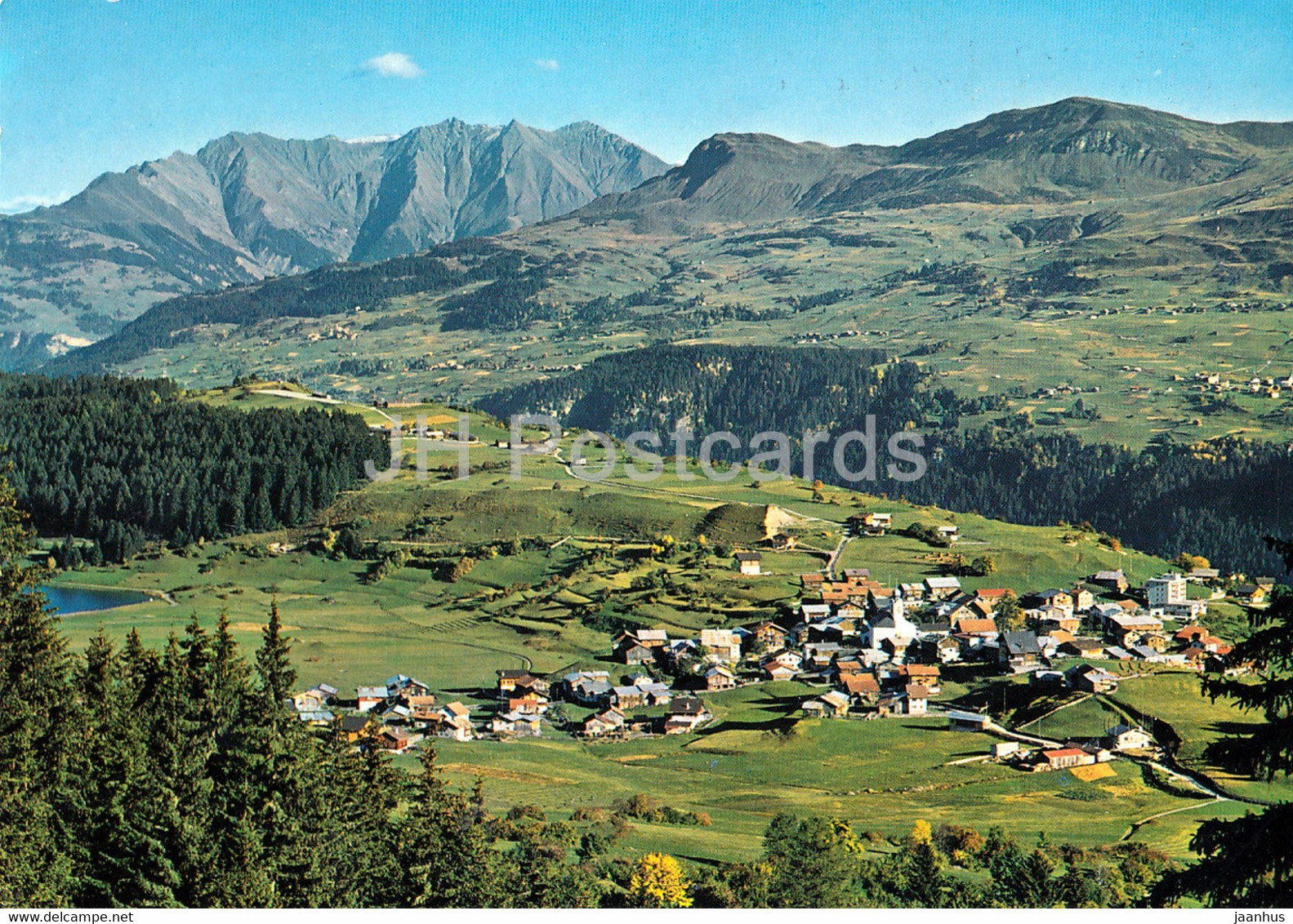 Breil Brigels 1283 m - mit Obersaxen - P. Mundaun und Signina - 1972 - Switzerland - used