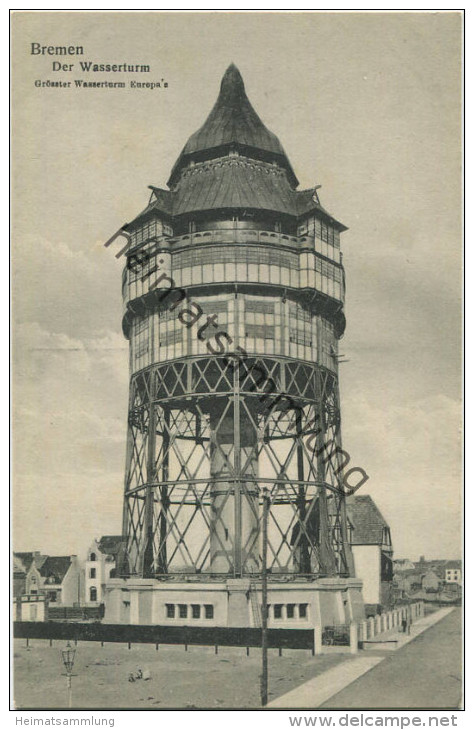 Bremen - Der Wasserturm - Verlag Alb. Rosenthal Bremen