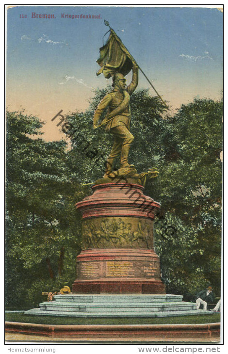 Bremen - Kriegerdenkmal - Verlag Alb. Rosenthal Bremen