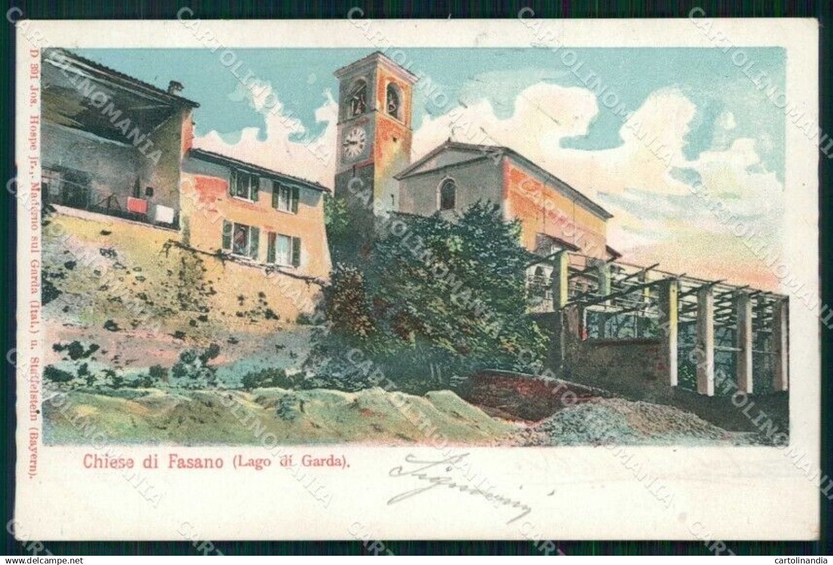 Brescia Fasano Chiese cartolina RB7890