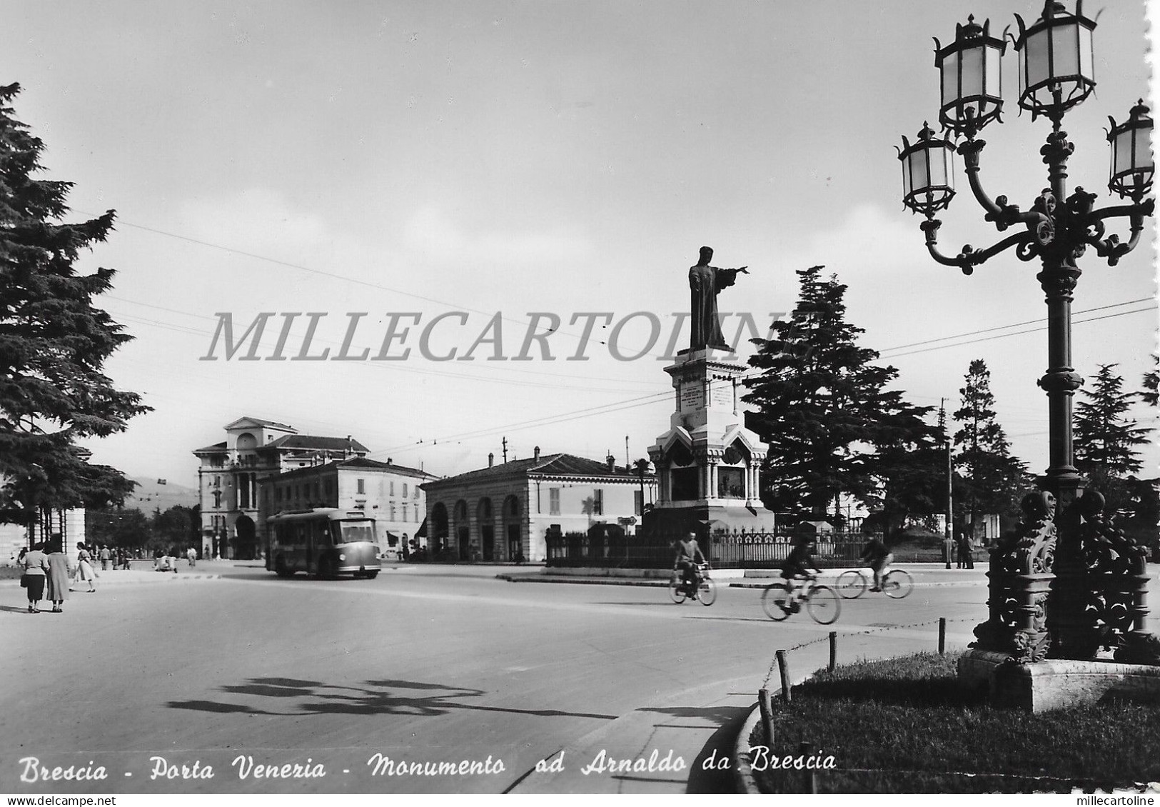 BRESCIA - Porta Venezia - Monumento ad Arnaldo da Brescia 1955