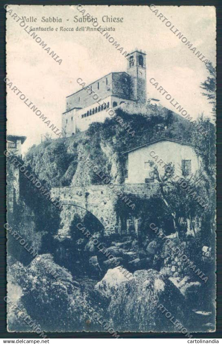 Brescia Vallesabbia Sabbio Chiese cartolina RB2758