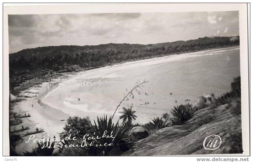 BRESIL - Praia de Gaibu Pernambuco - Carte photo