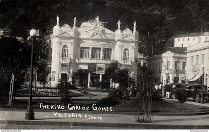 brazil, VITORIA, Espírito Santo, Carlos Gomes Theatre (1930s) Real Photo