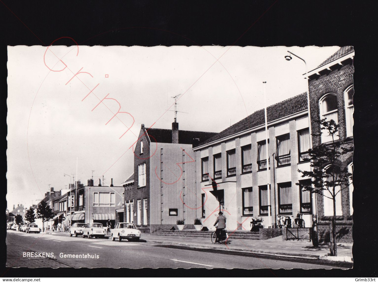 Breskens - Gemeentehuis - fotokaart