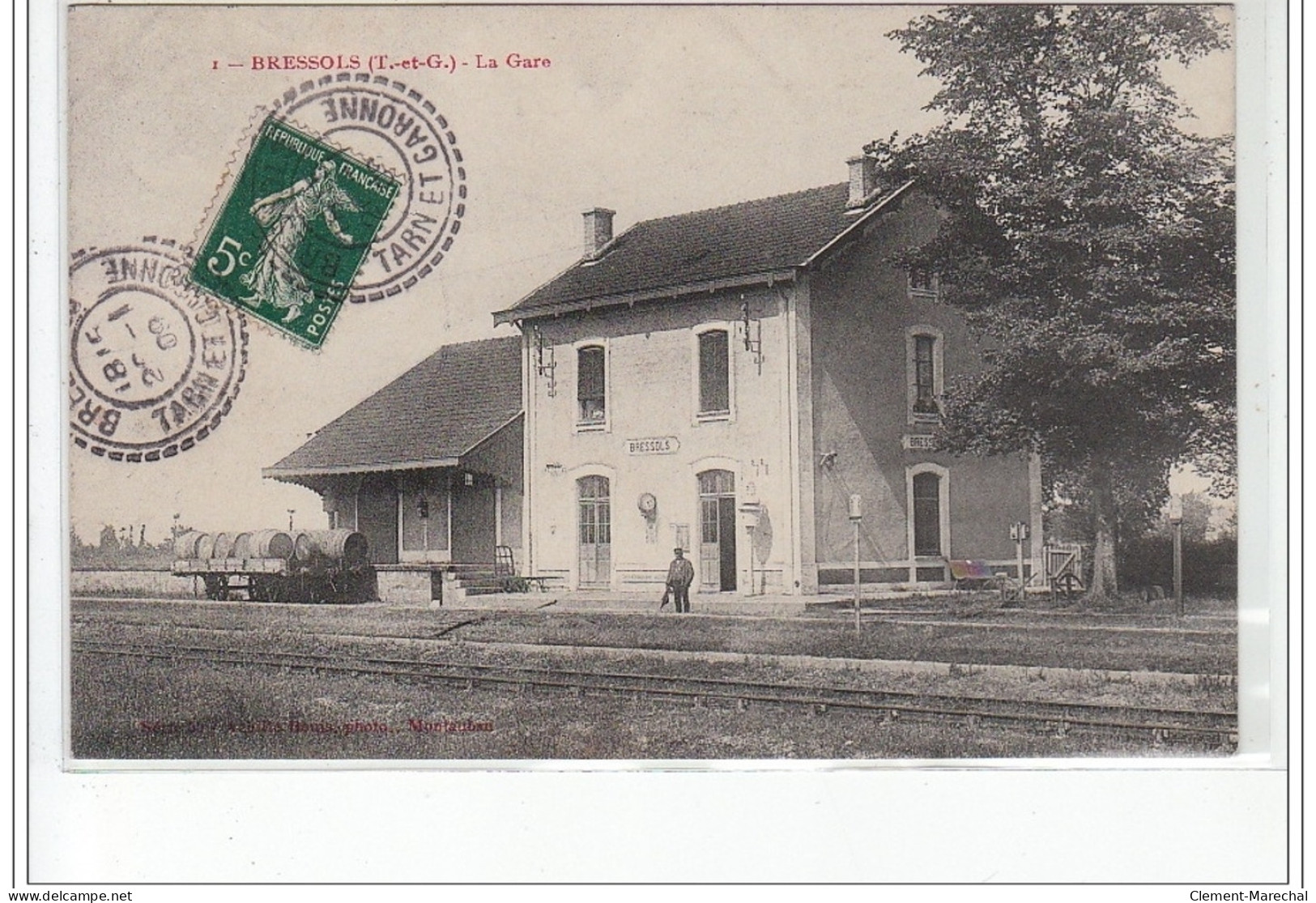 BRESSOLS : la gare - très bon état