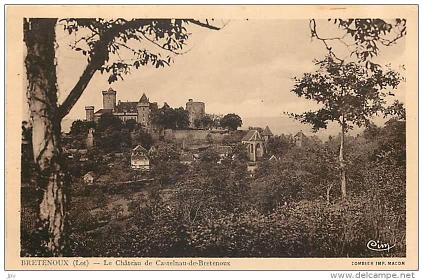 BRETENOUX . LE CHÂTEAU DE CASTELNAU DE BRETENOUX .