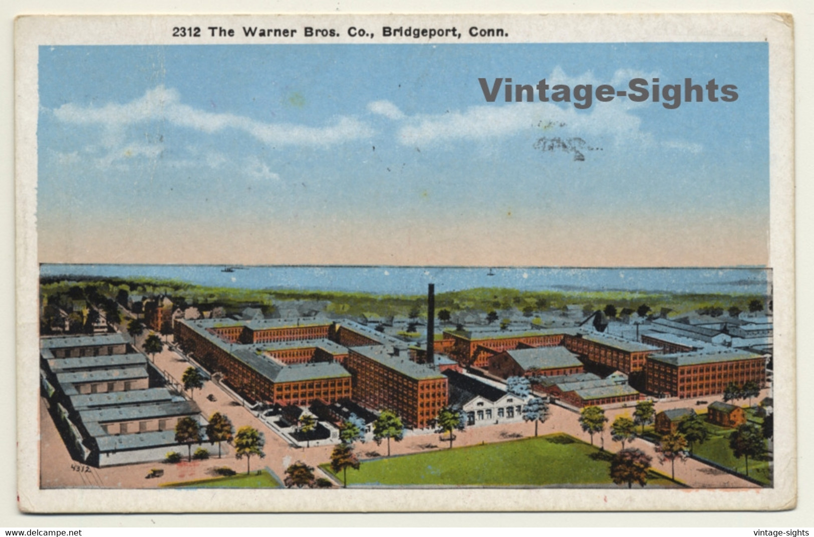 Bridgeport, Conn. / USA: The Warner Bros Co. (Vintage PC 1918)