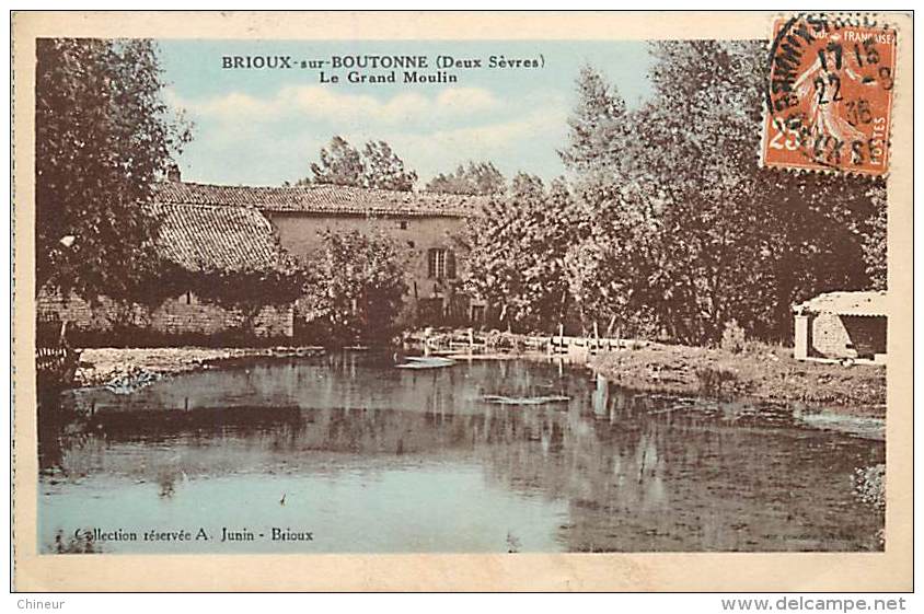 BRIOUX SUR BOUTONNE LE GRAND MOULIN