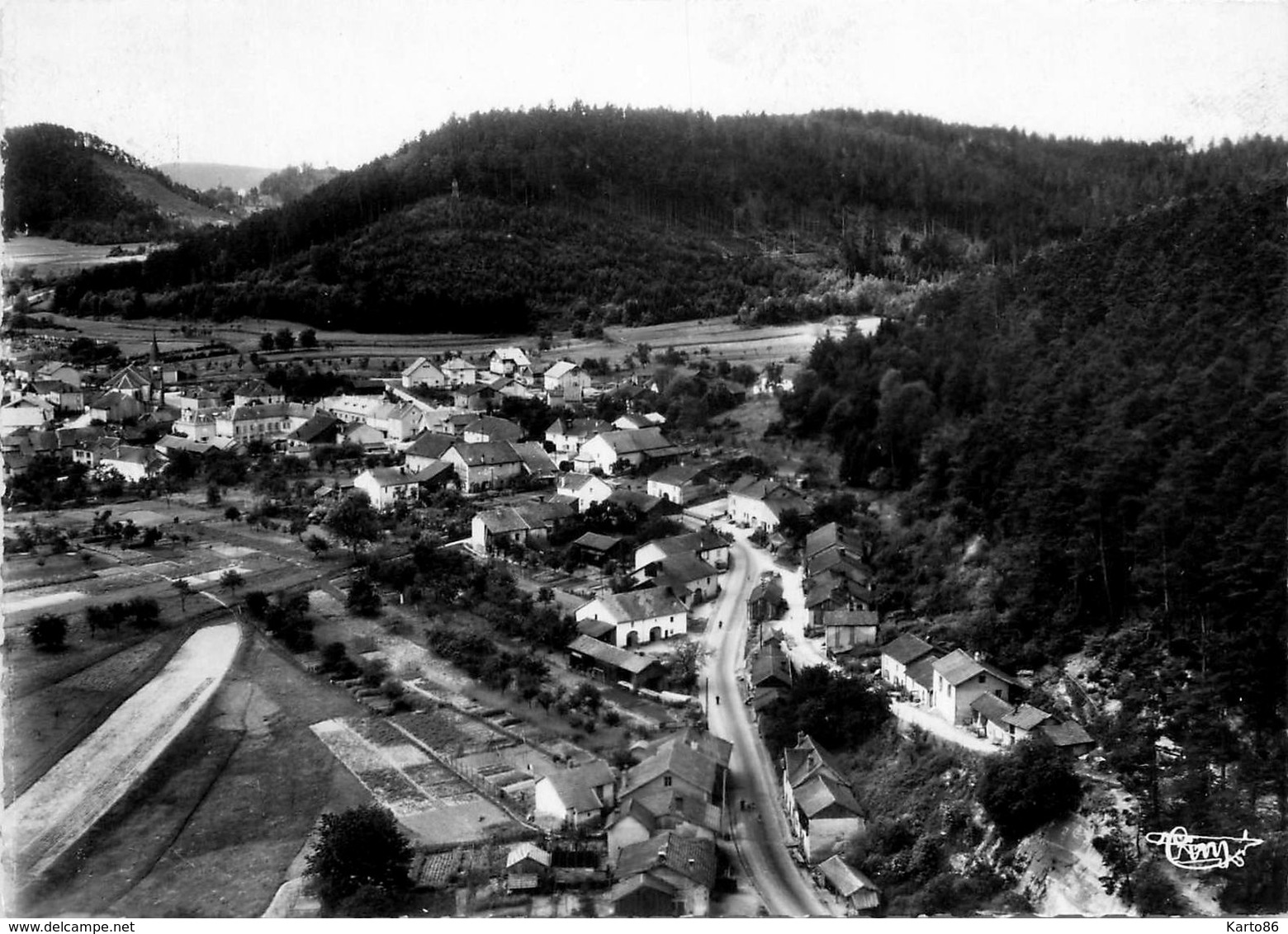 brouvelieures * vue panoramique aérienne