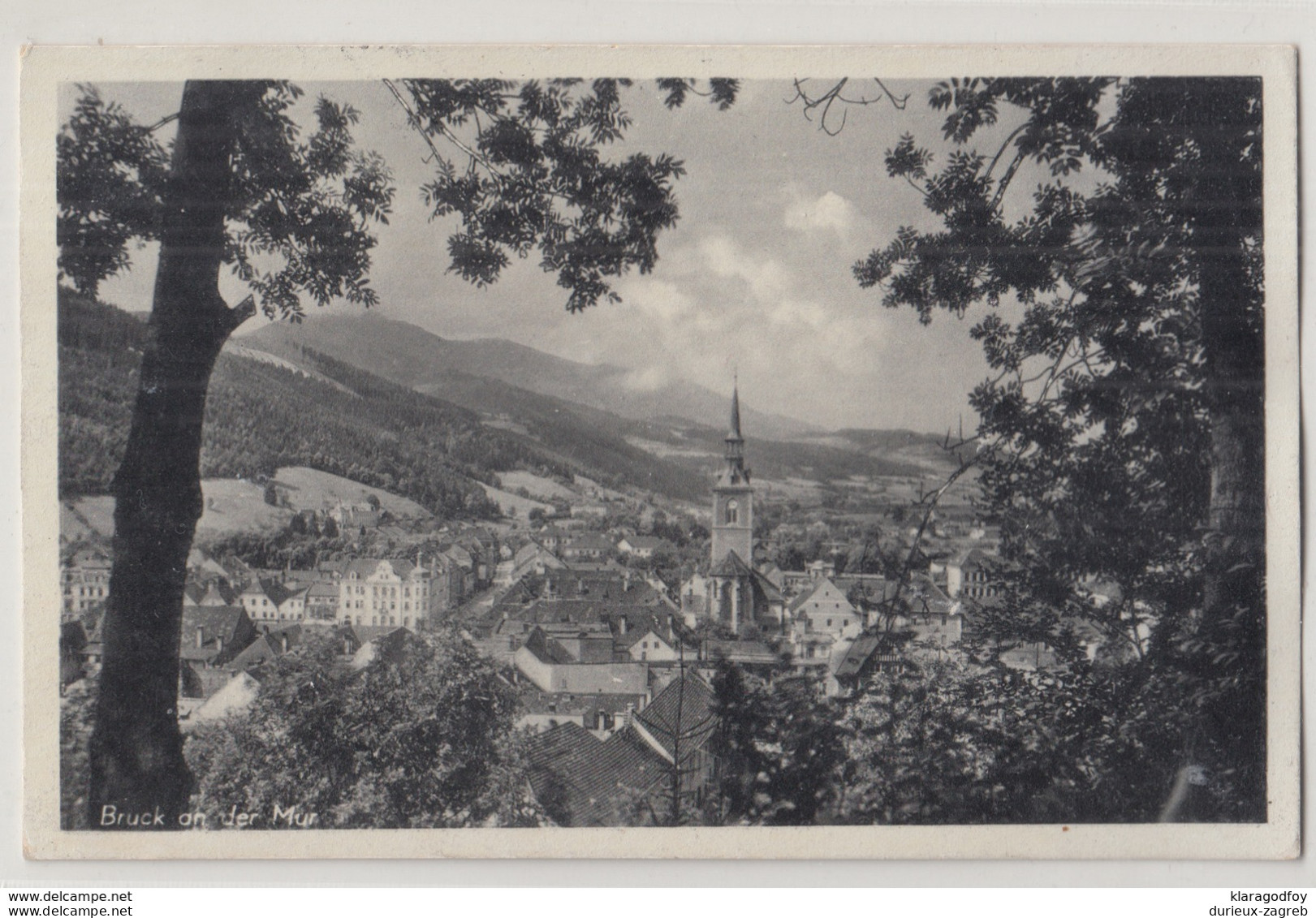 Bruck an der Mur old postcard travelled 1941 b190410